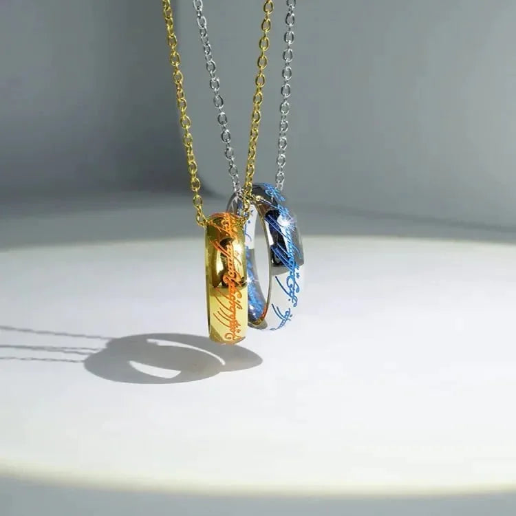 Glow Rune Ring Luminous Engraved Symbol Ring