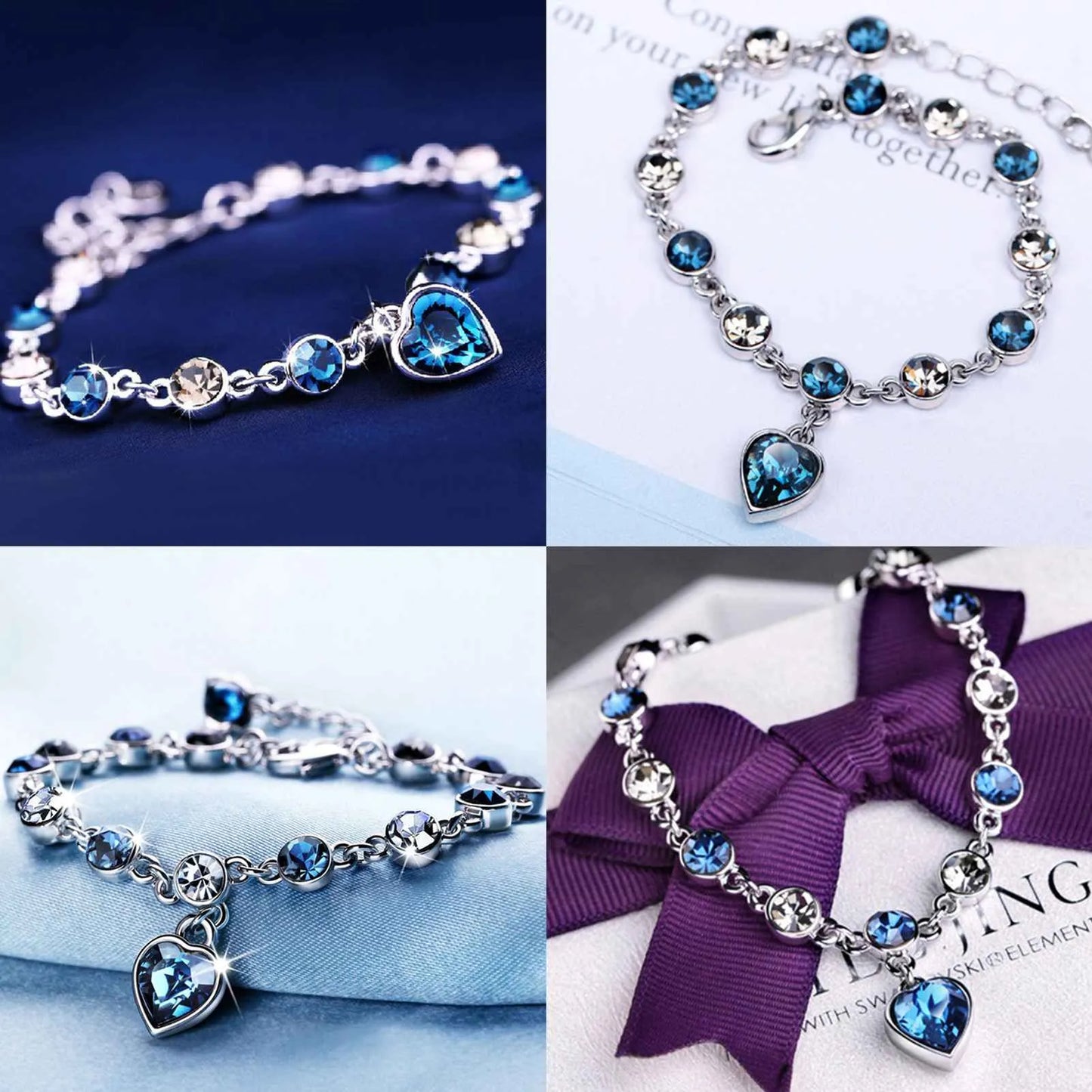 Heart of the Ocean – Crystal Bracelet