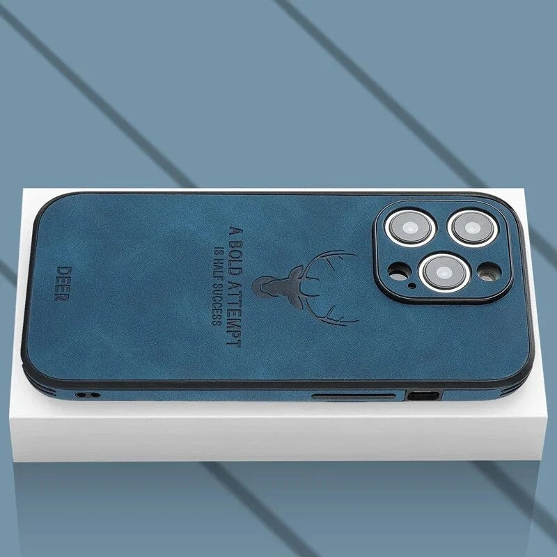 Premium suède beschermhoes voor iPhone