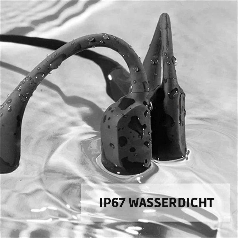 HydroWave Open-Ear Waterproof Bluetooth Headphones