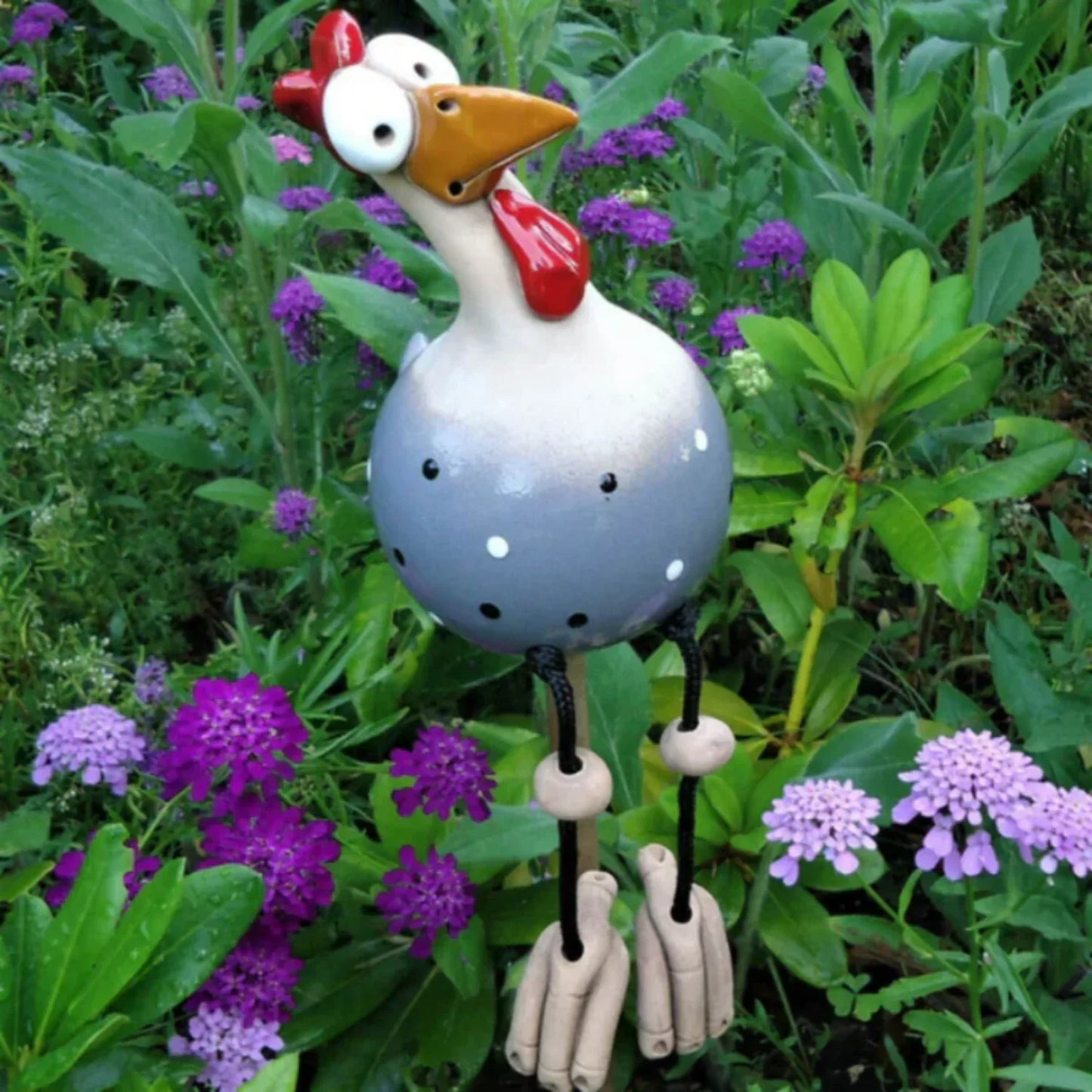 Decorative Garden Chicken Statue Outdoor Yard Ornament