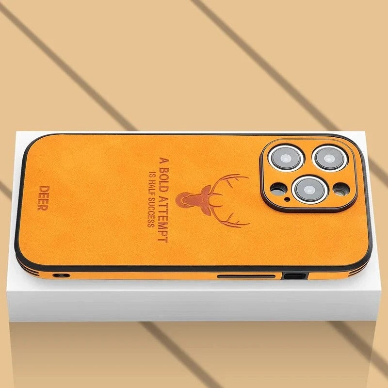 Premium suède beschermhoes voor iPhone