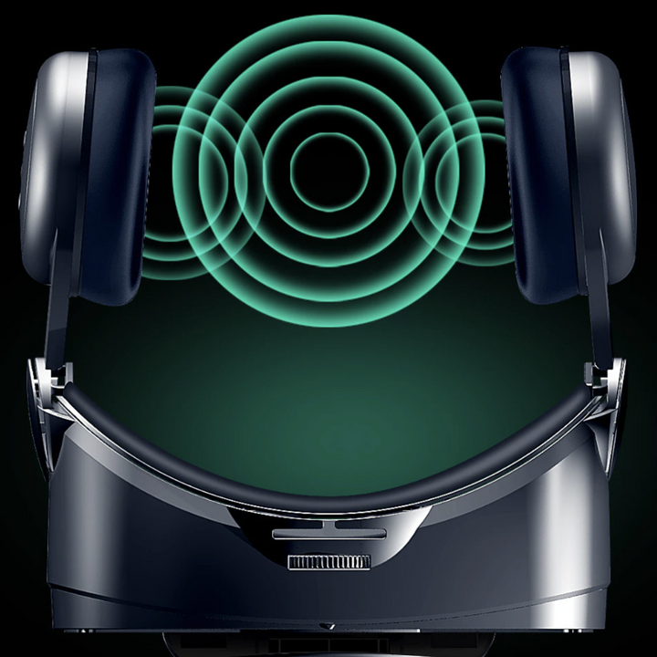 Smart VR Headset With Integrated Headphones
