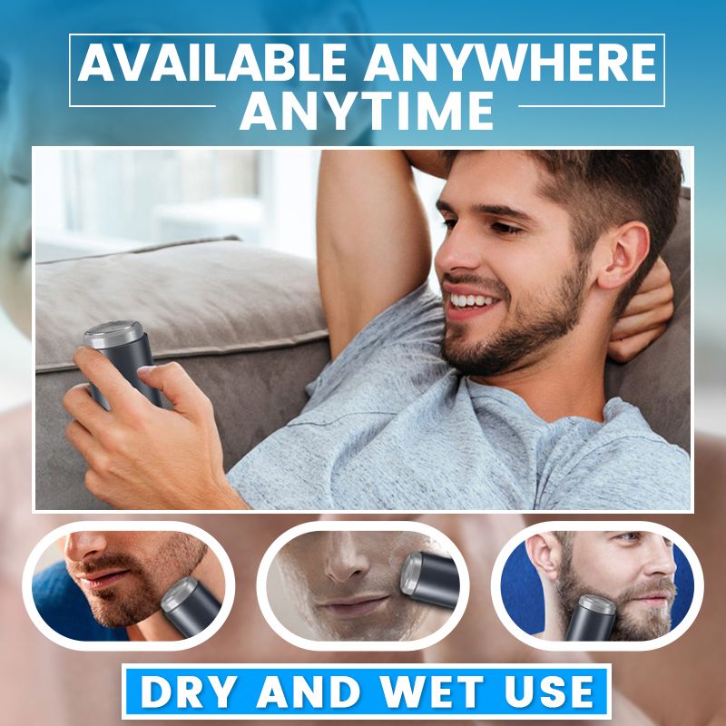 Kompakter wiederaufladbarer elektrischer Reise-Rasierer