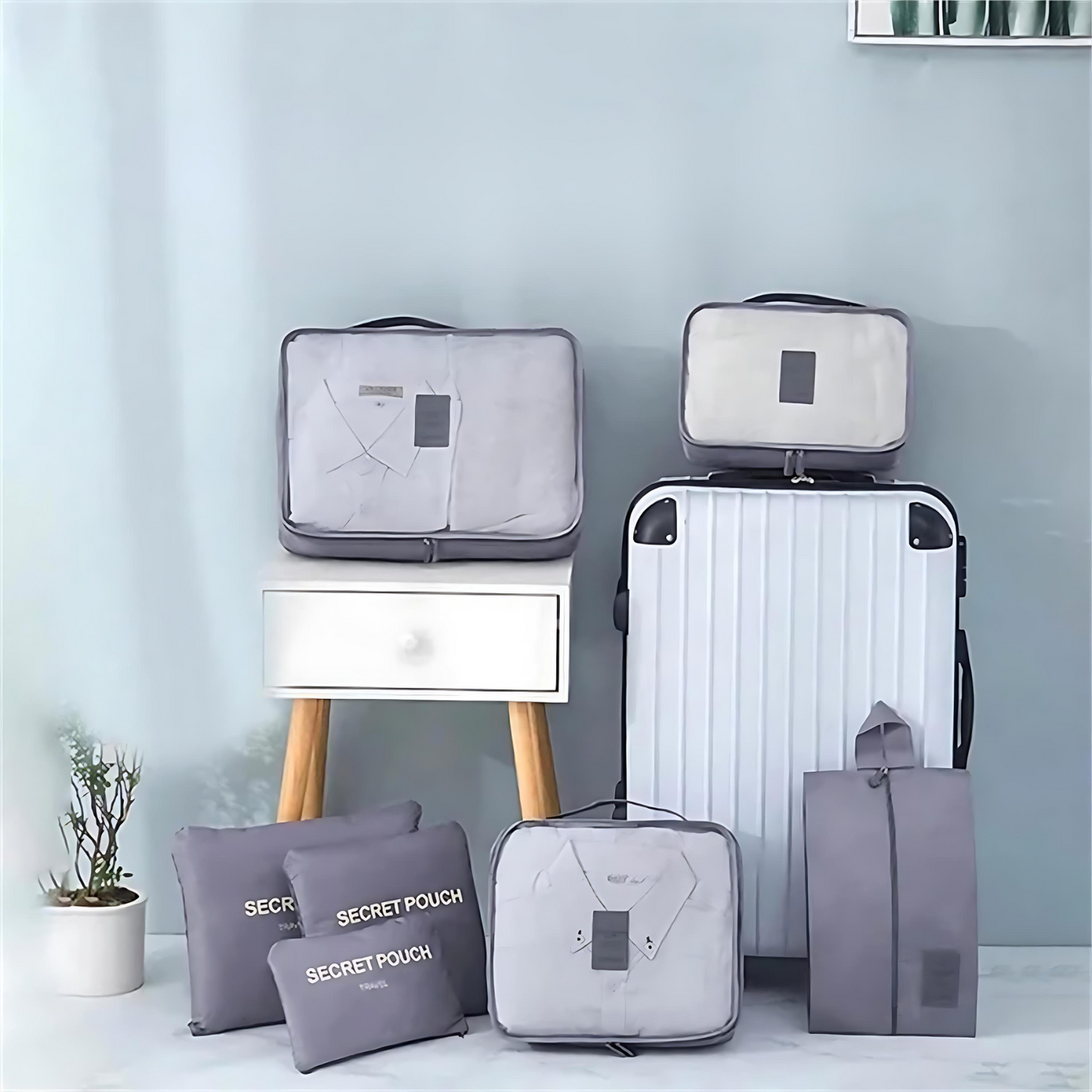 Reisset Organizer Tas Set met Grote Inhoud