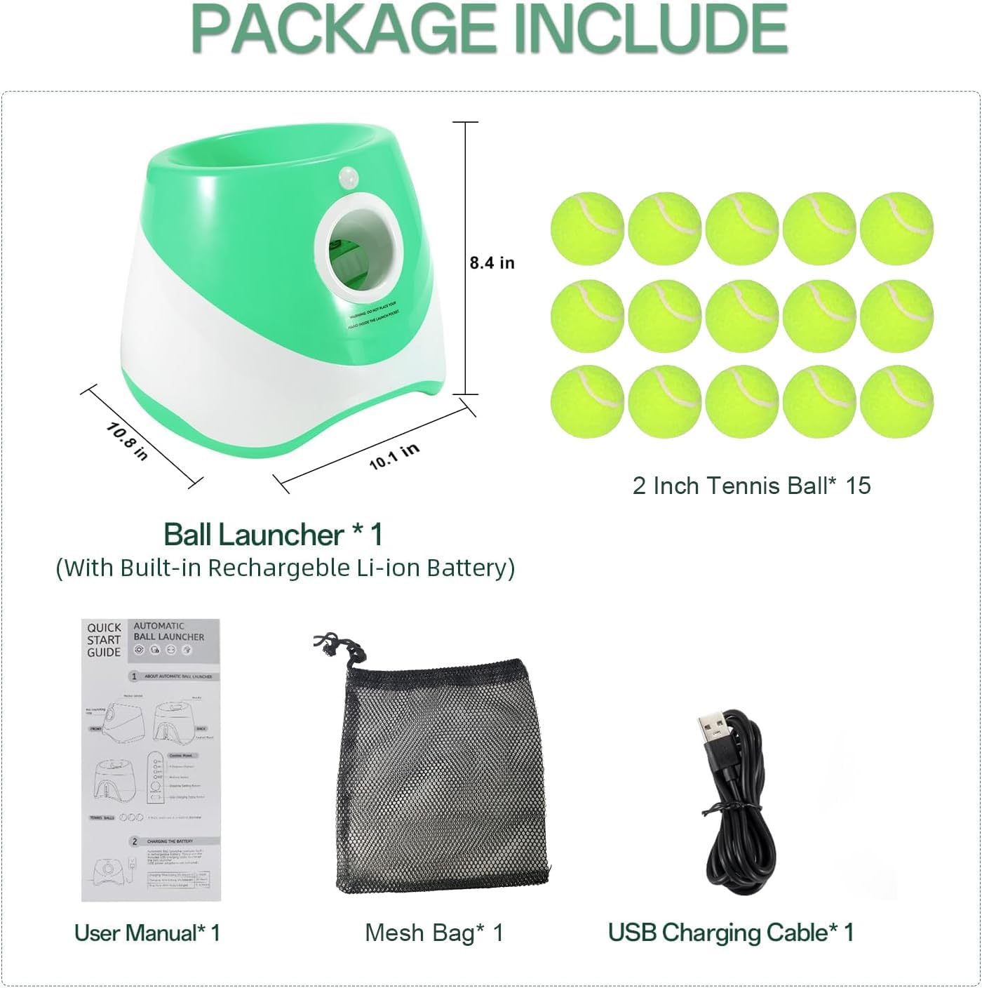 FetchPro™ Automatic Dog Ball Thrower (3 Distance Settings)