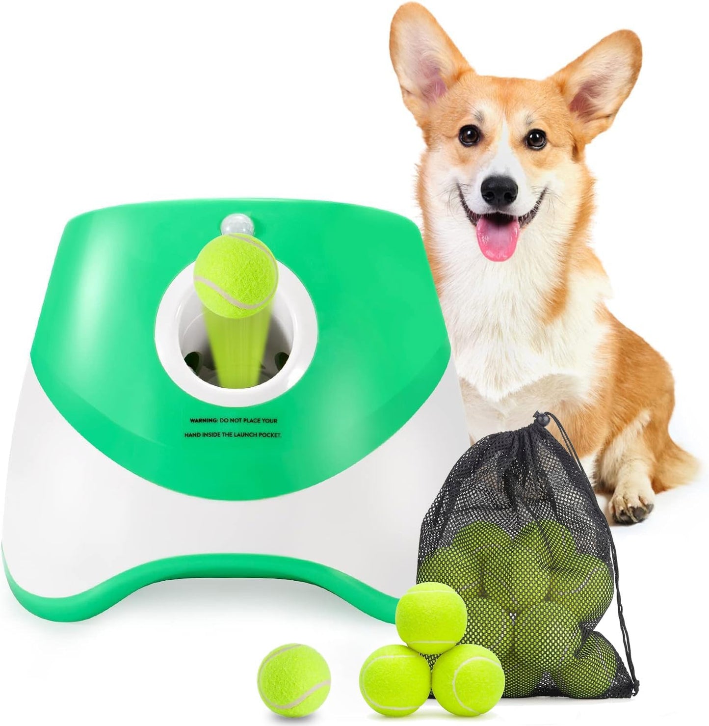 FetchPro™ Automatic Dog Ball Thrower (3 Distance Settings)