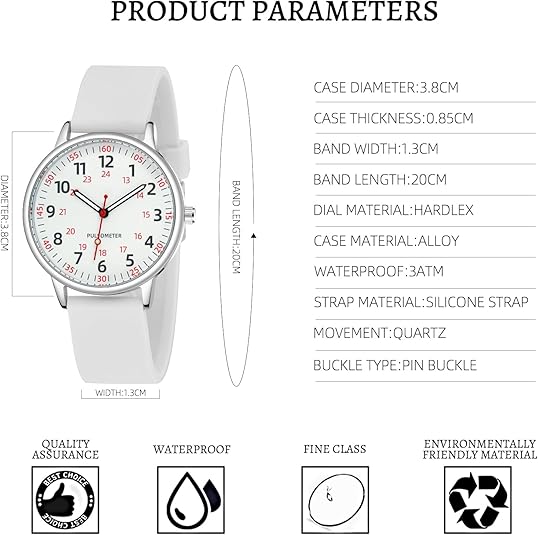 Femke™ Waterproof Nurse Watch