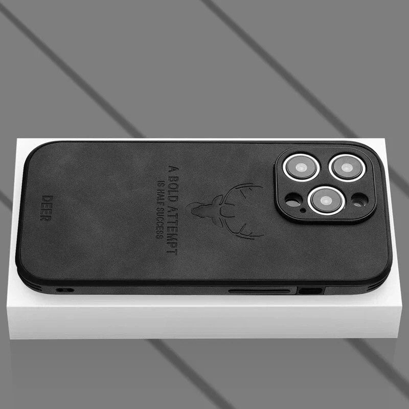 Premium suède beschermhoes voor iPhone