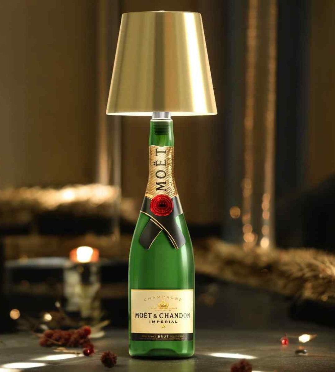 LED Flessentafellamp Oplaadbaar USB Sfeerverlichting