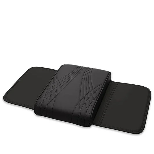 Car Armrest Cushion Pad Leather Center Console Cover