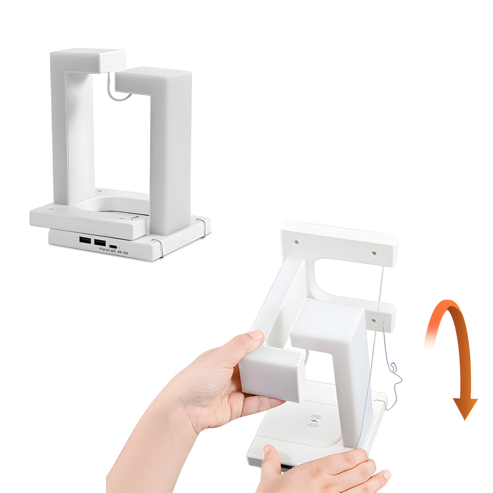 MagnoLight – Levitating LED Desk Lamp with Wireless Charging