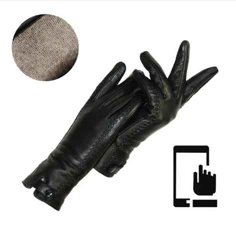 Kristy – Vintage Leather Winter Gloves