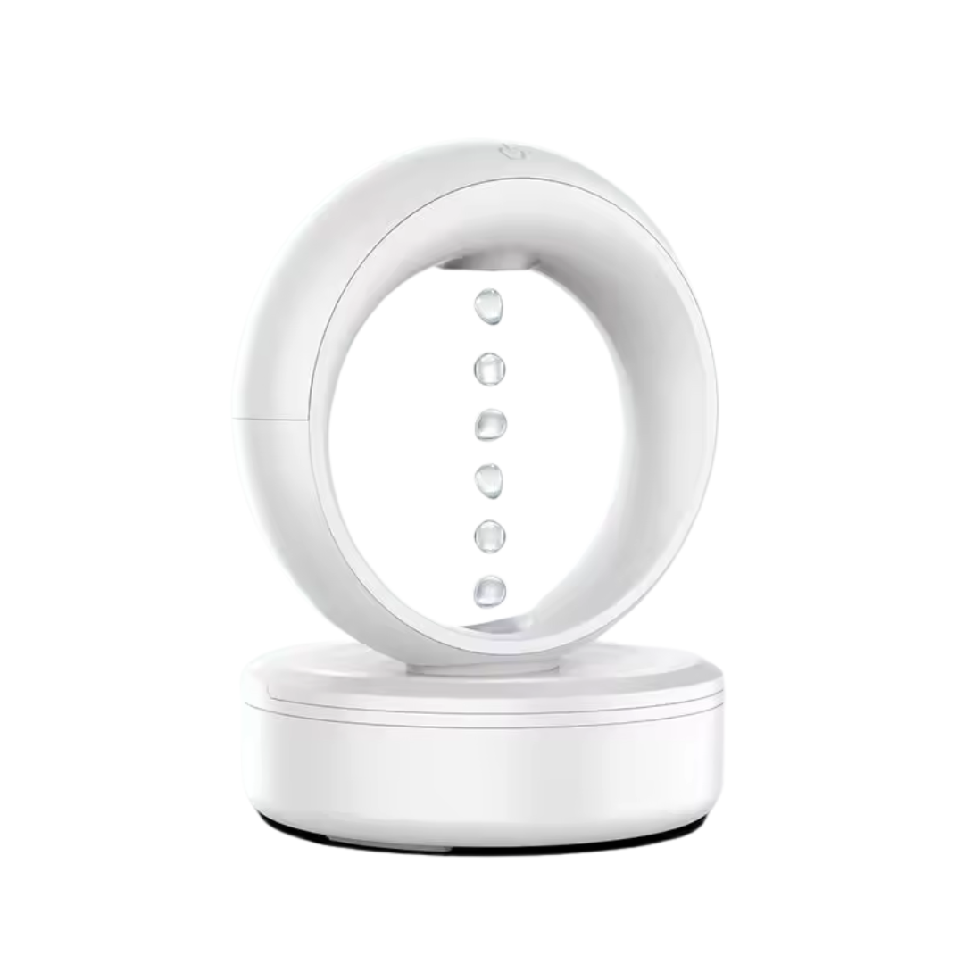 Anti-Gravity Water Droplet Humidifier with LED Ambient Light
