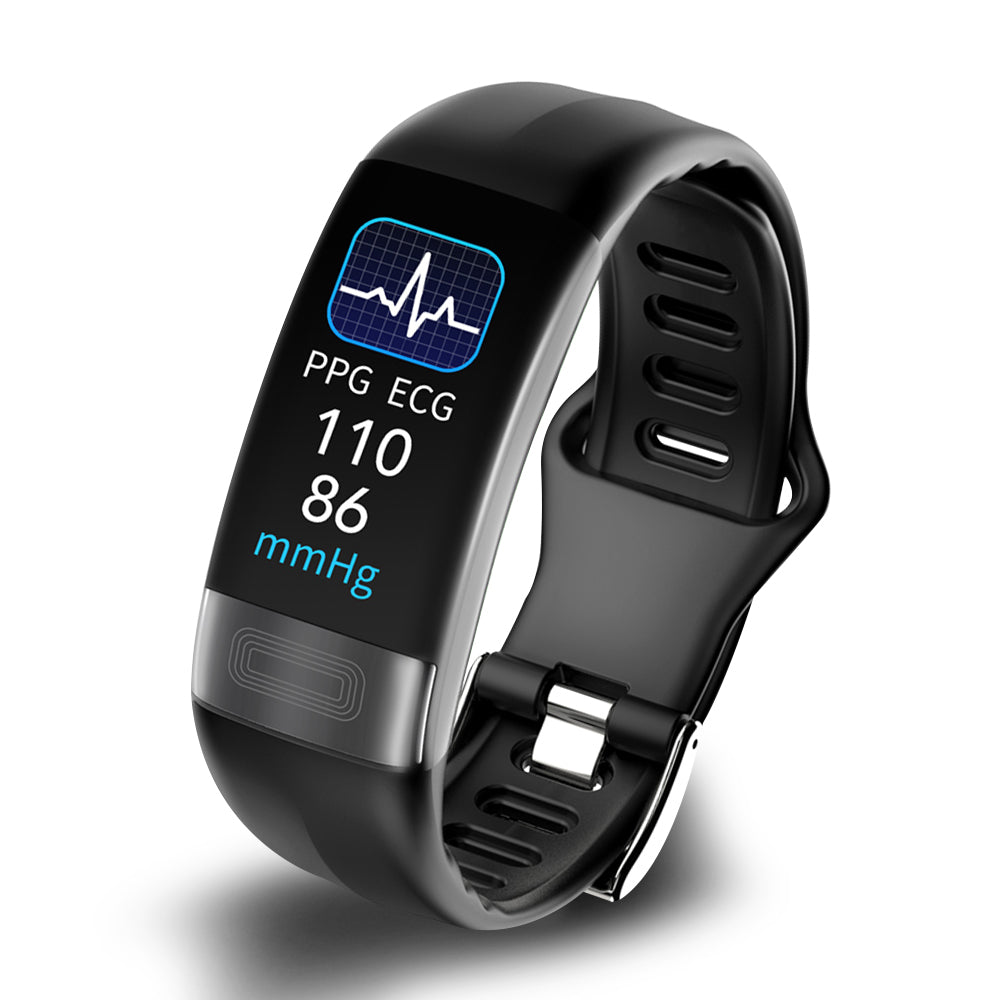 Smart Fitness Health Tracker Bracelet with Heart Rate, ECG & Sleep Monitoring
