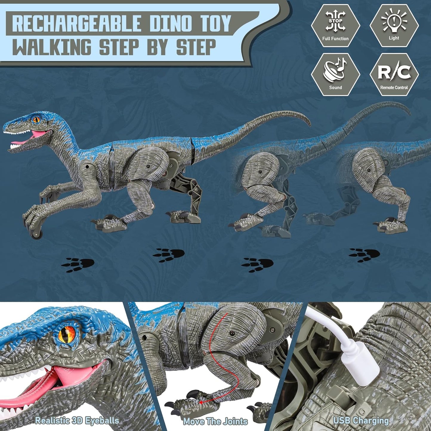 RaptorX™ Remote Control Dinosaur