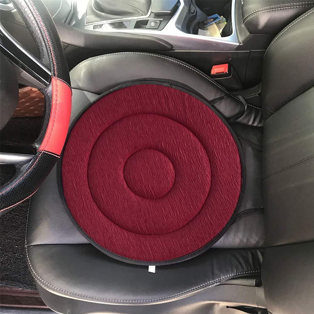 360 Degree Swivel Seat Cushion Memory Foam Rotating Chair Pad