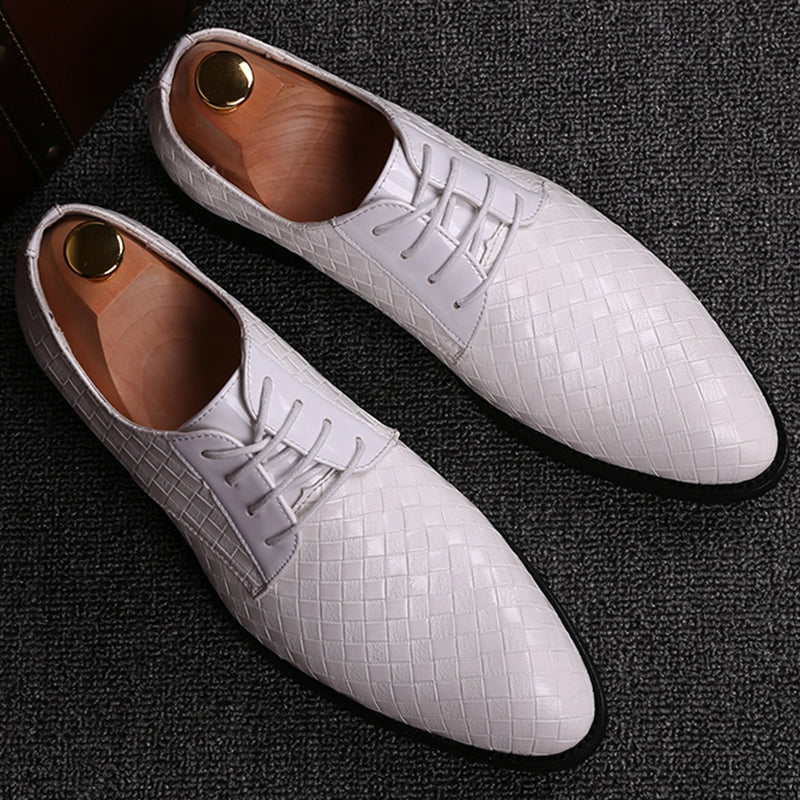 Casper – Stylish Leather Lace-Up Shoes for Men