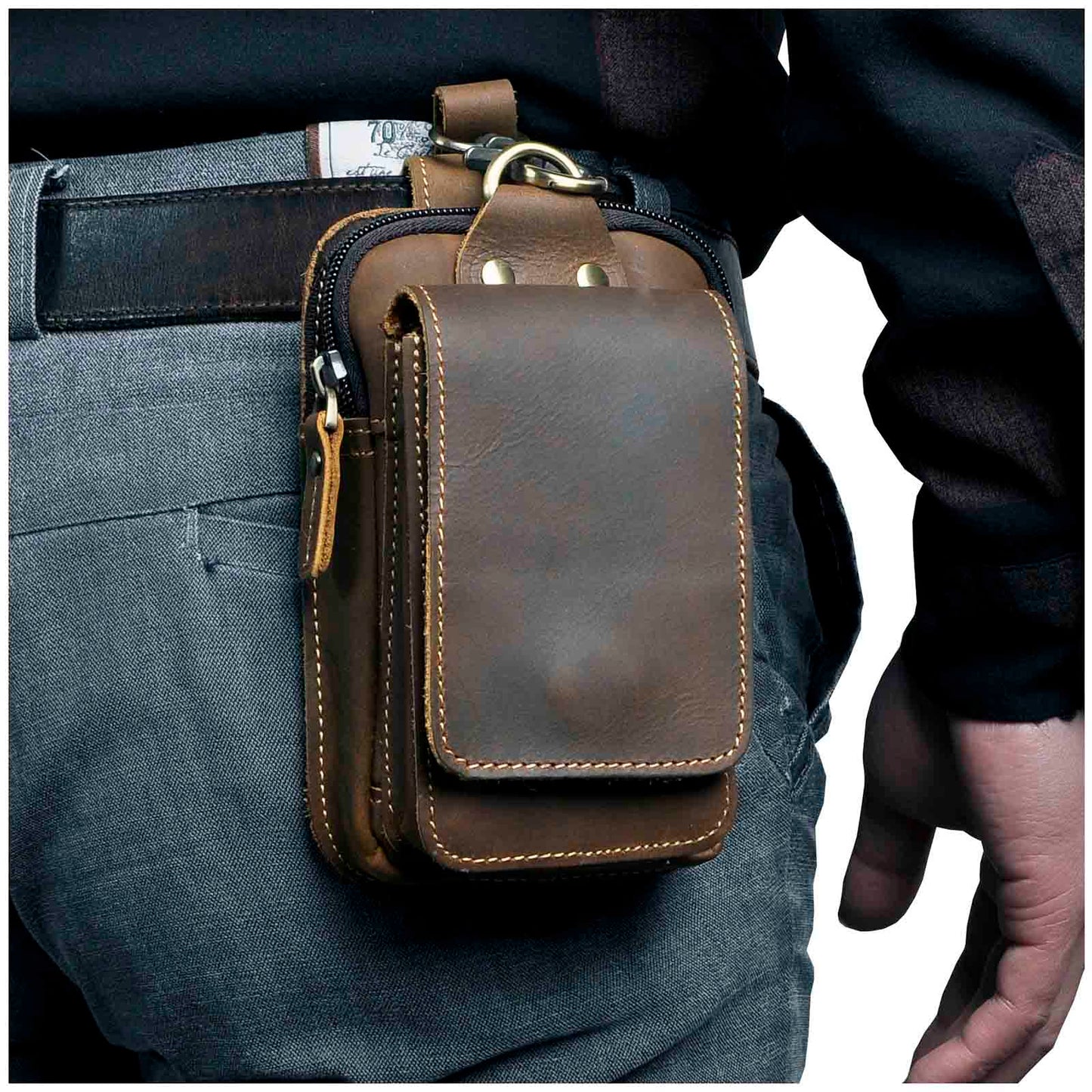 Travel Waist Bag Multi Pocket Outdoor Belt Pouch