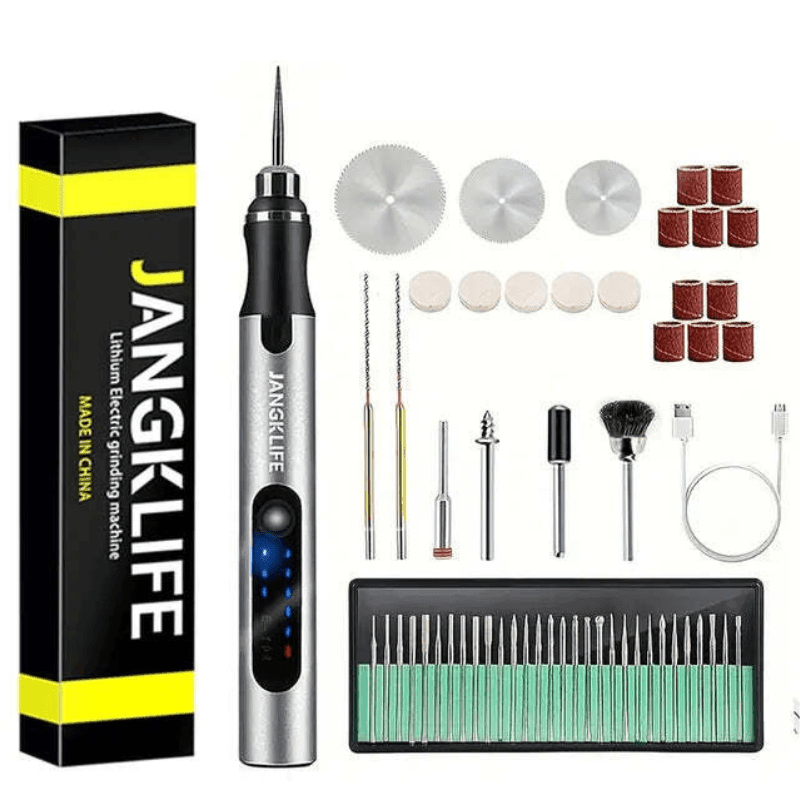 Cordless USB Rotary Tool Kit for Engraving, Drilling & Precision DIY Work