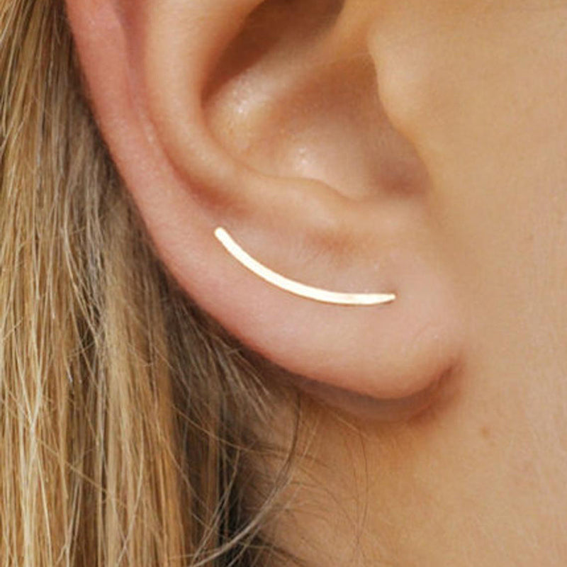 SmoothLine™ Sterling Silver Long-Line Earrings