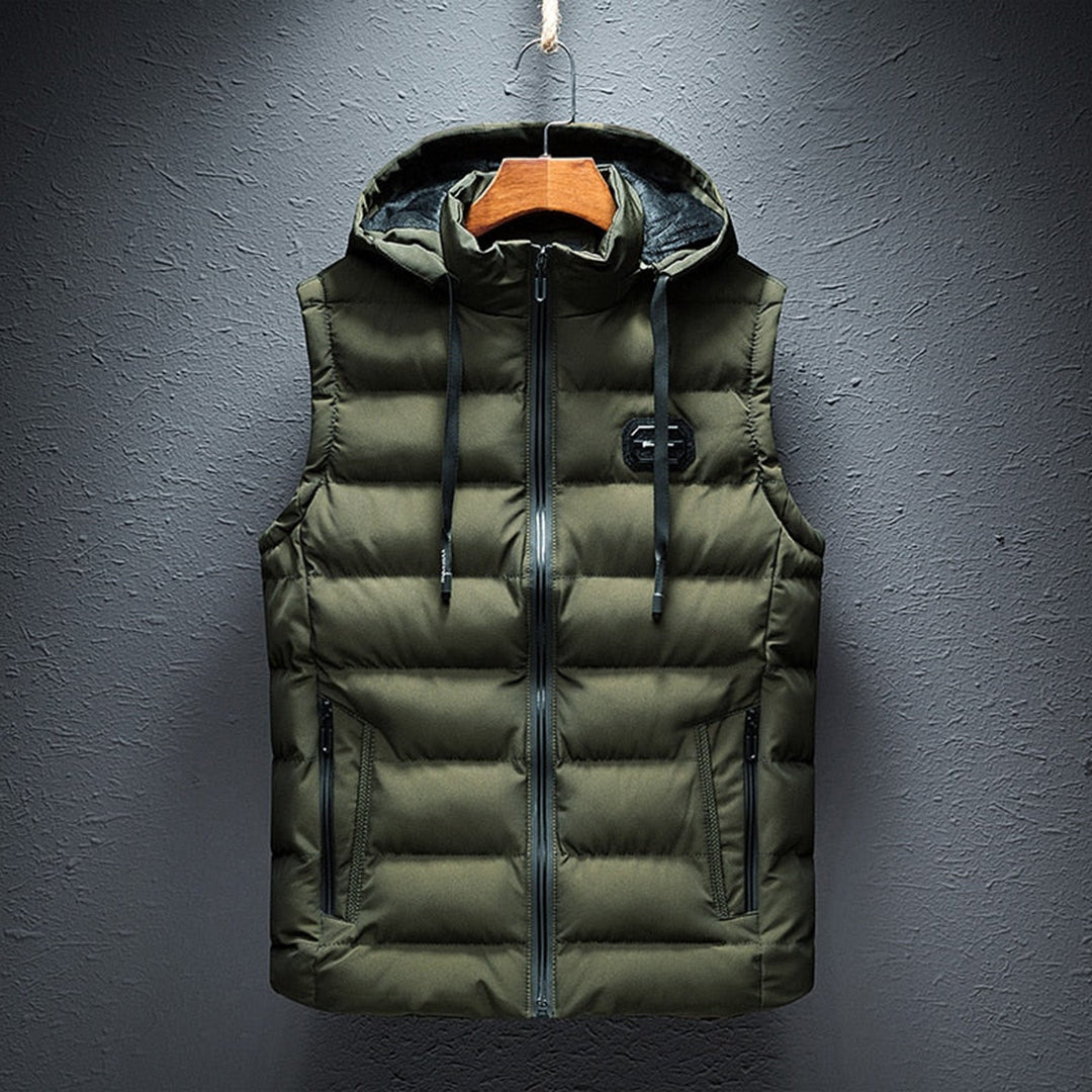 Heren Gewatteerd Puffer Bodywarmer Lichtgewicht Mouwloos Jack