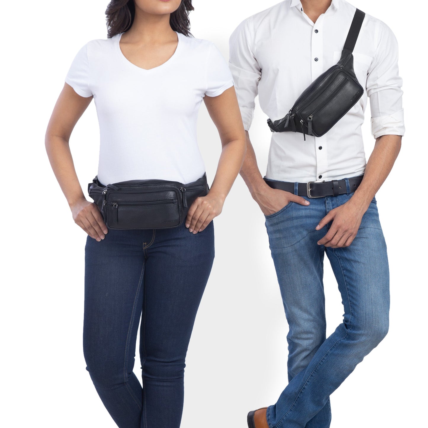Lightweight Crossbody Waist Bag with Adjustable Strap