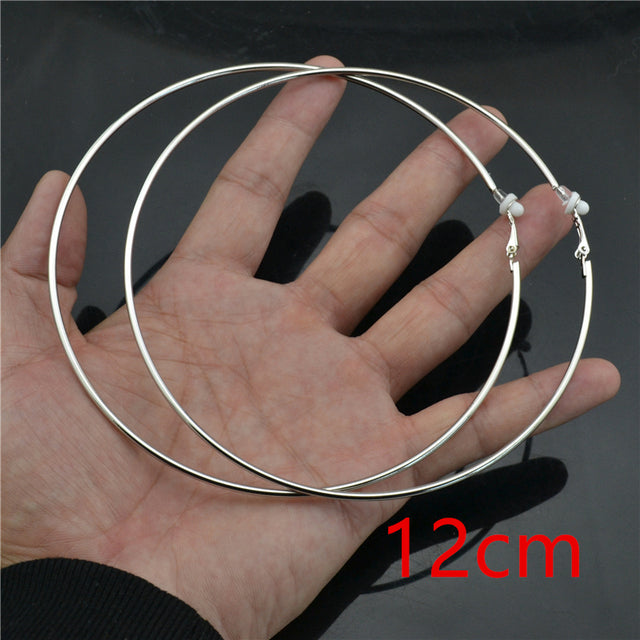 Round Clip-On Earrings – Stainless Steel No Piercing Ear Clips