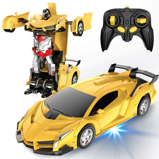 Transforming RC Robot Racing Car