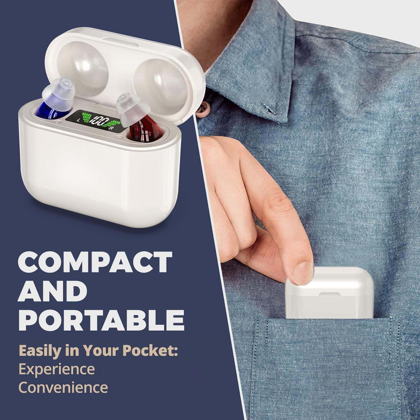 EchoWave Pro Bluetooth Rechargeable Hearing Aids
