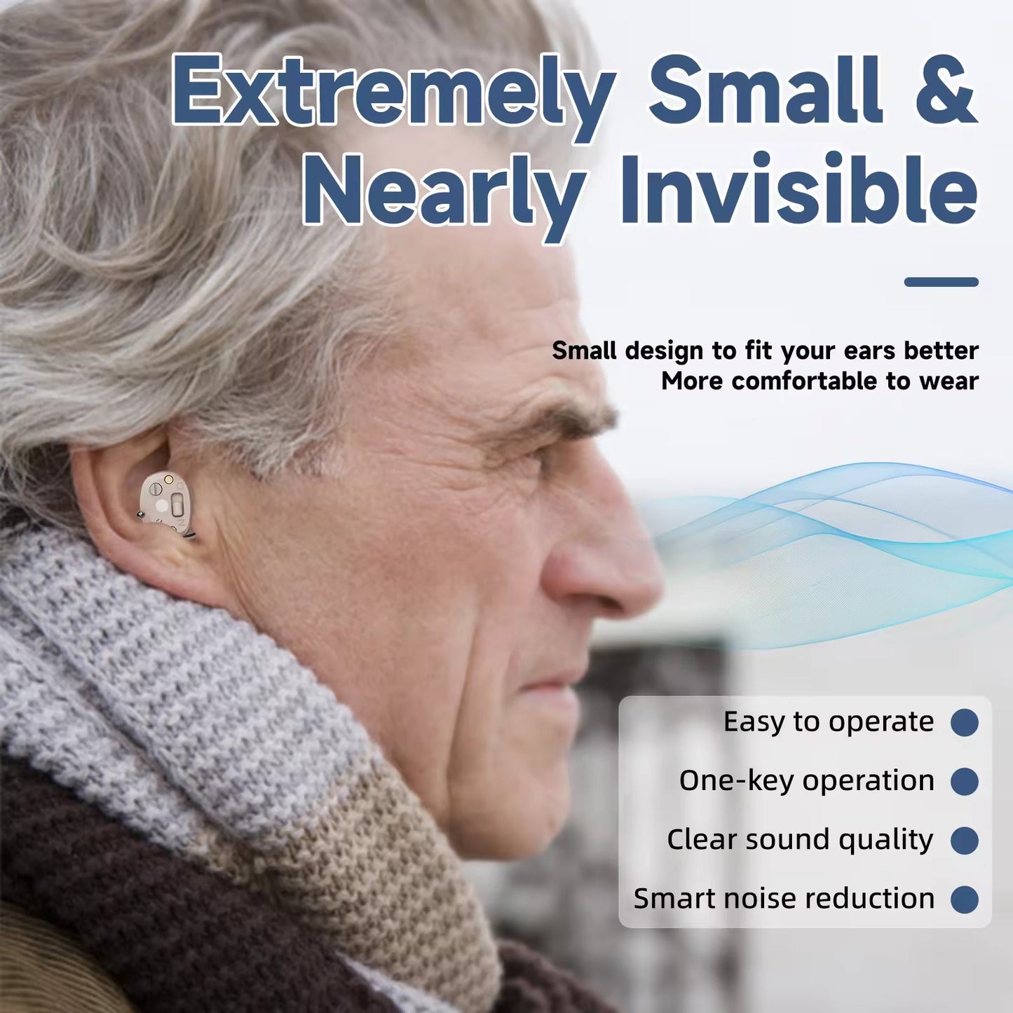 EchoWave Pro Bluetooth Rechargeable Hearing Aids