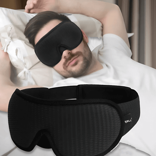 Ergonomic 3D Sleep Mask with Pressure-Free Eye Design