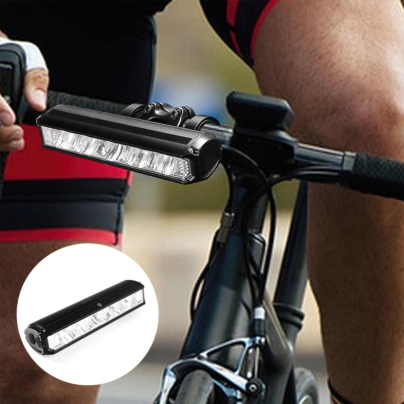 USB Rechargeable 900 Lumen Bike Front Light Wide Beam Headlight