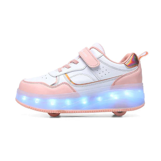 Zoe – Orthopedic LED Roller Shoes for Kids
