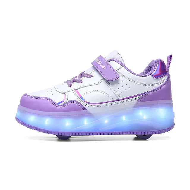 Zoe – Orthopedic LED Roller Shoes for Kids
