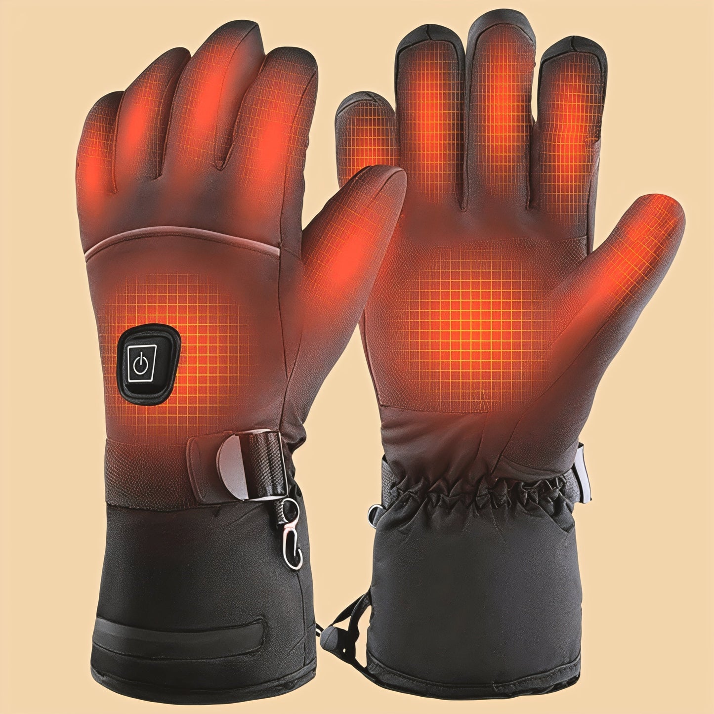 FrostGuard | Premium Rechargeable Heated Electric Ski Gloves for Winter