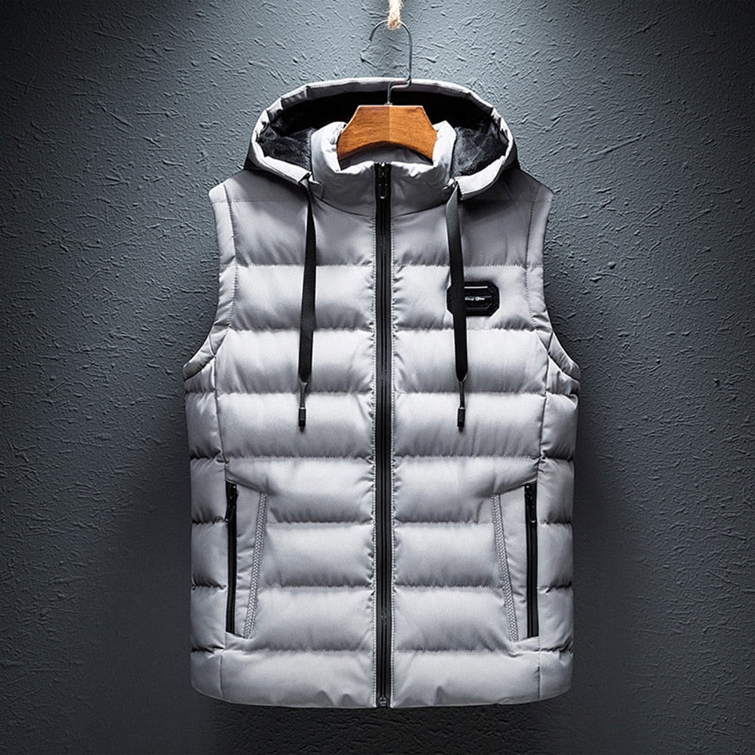 Heren Gewatteerd Puffer Bodywarmer Lichtgewicht Mouwloos Jack