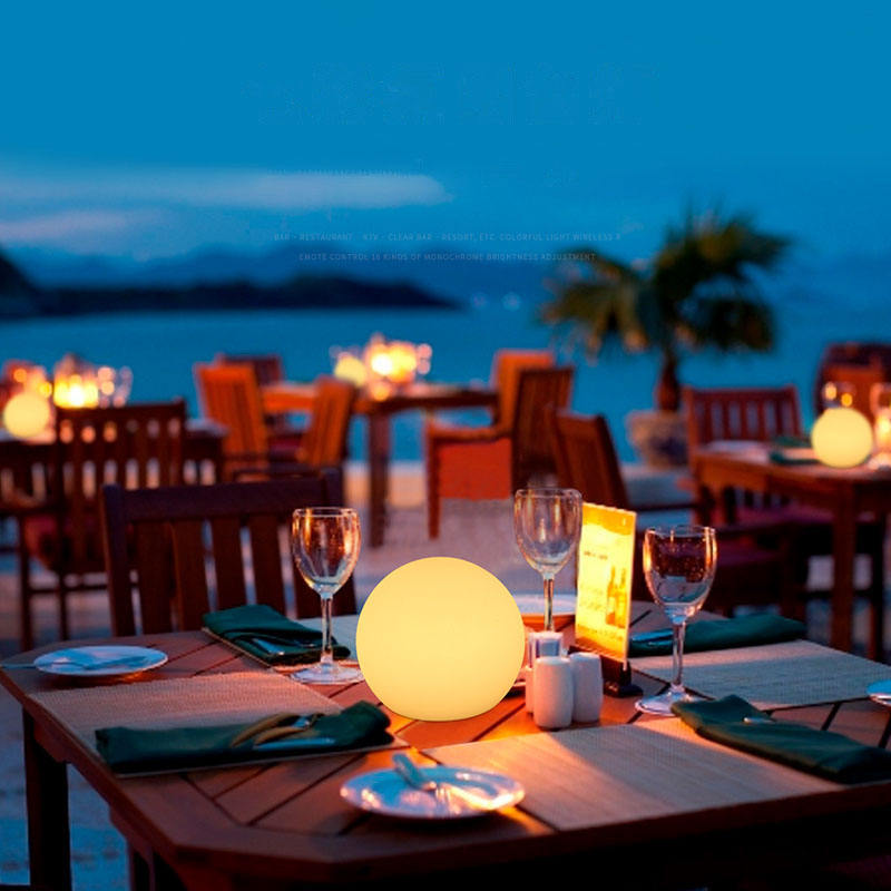 LumiGlobe Wireless LED Table Lamp – 16 Color Ambient Lighting