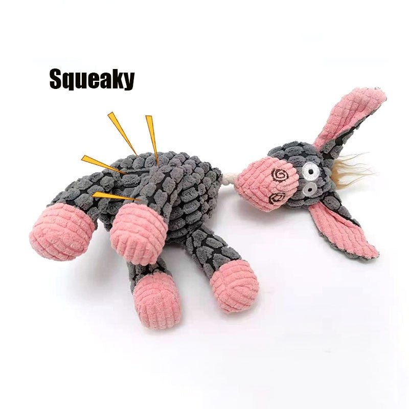 Durable Interactive Dog Chew Toy Animal Shape