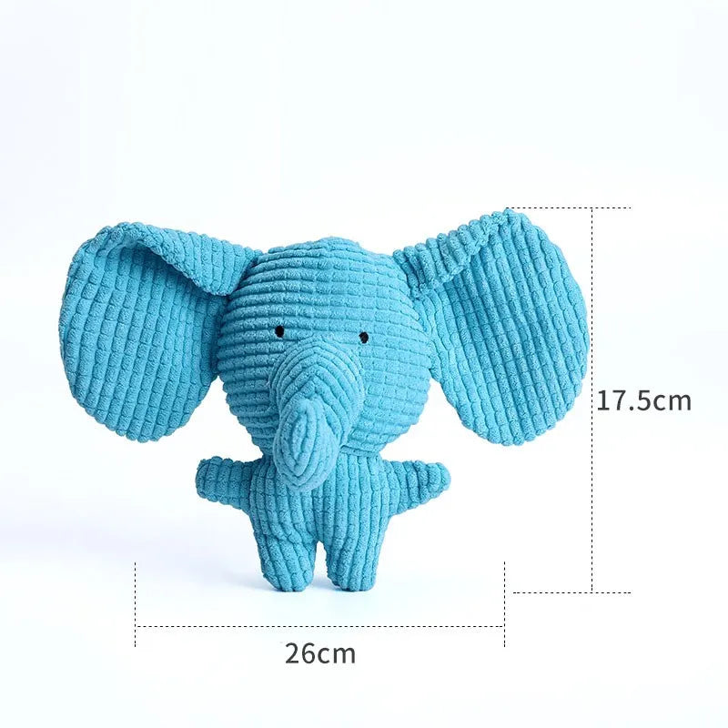 Durable Interactive Dog Chew Toy Animal Shape