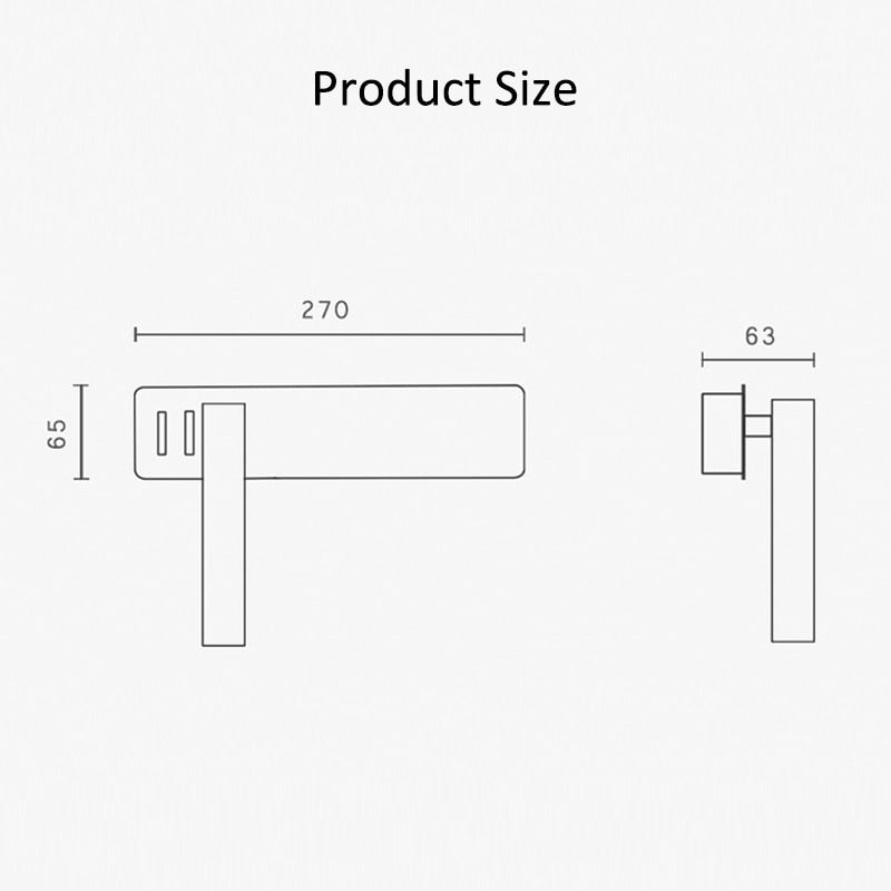 Adjustable LED Wall Reading Light Bedside Swivel Lamp