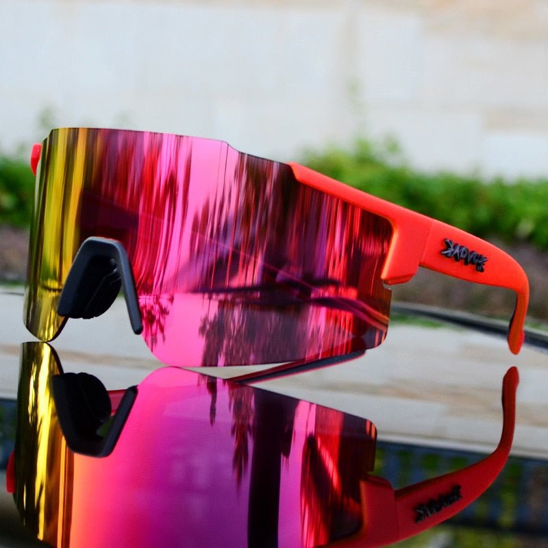 ReflectRide™ Mirrored Cycling Sunglasses