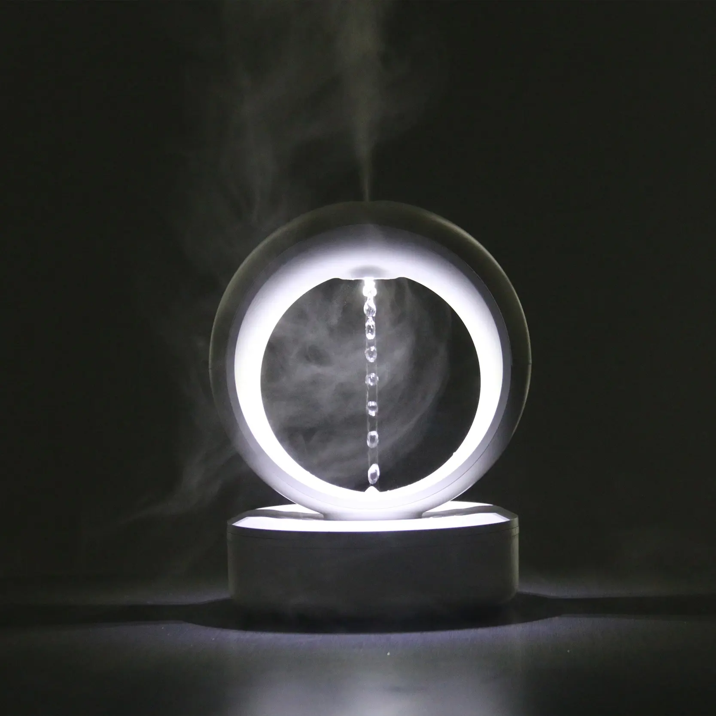 Anti-Gravity Water Droplet Humidifier with LED Ambient Light