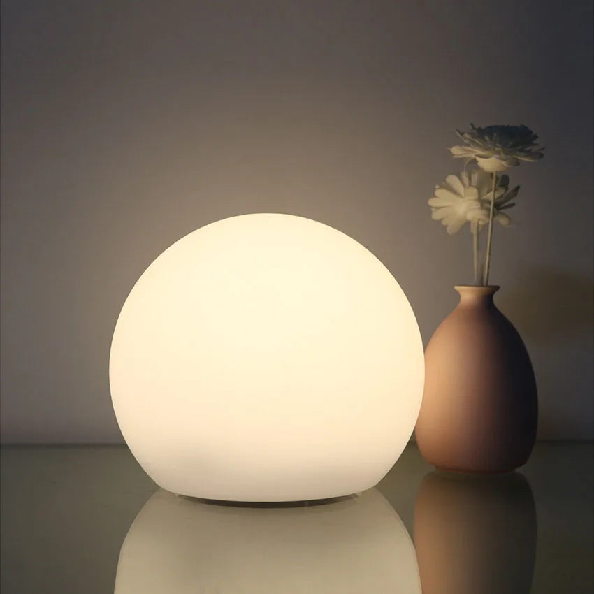 LumiGlobe Wireless LED Table Lamp – 16 Color Ambient Lighting