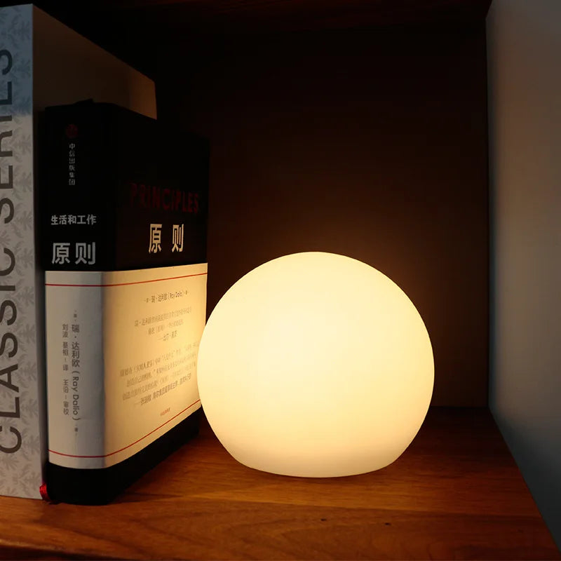 LumiGlobe Wireless LED Table Lamp – 16 Color Ambient Lighting