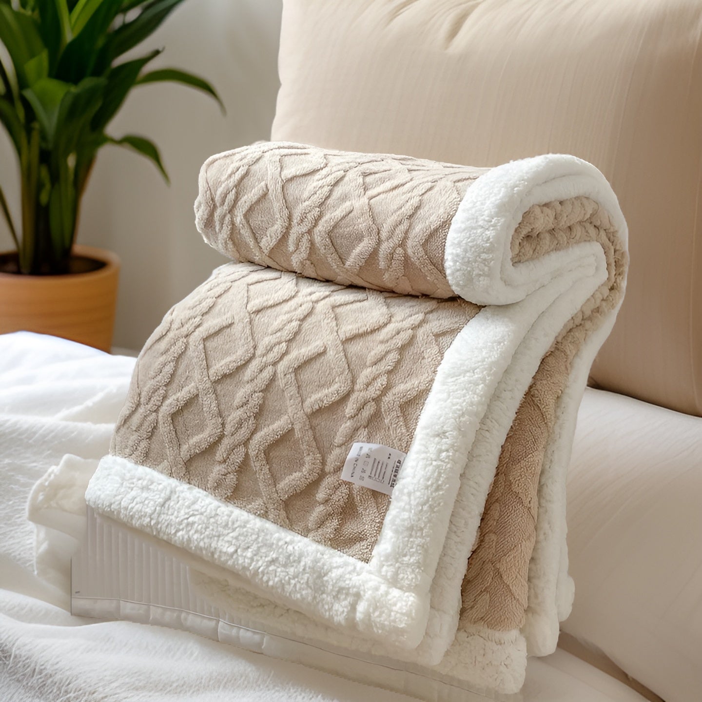 WarmHaven – Reversible Fleece Blanket – Warm & Soft Winter Throw