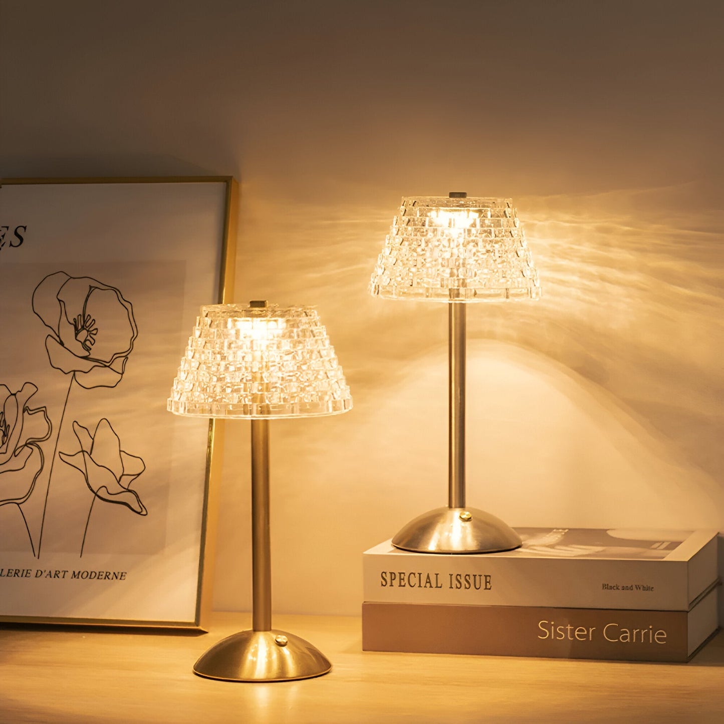 VintageGlow – Elegant Wireless Table Lamp with Timeless Desi