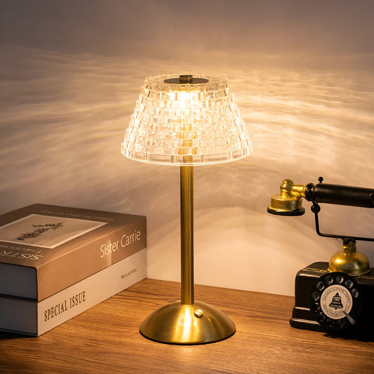 VintageGlow – Elegant Wireless Table Lamp with Timeless Desi