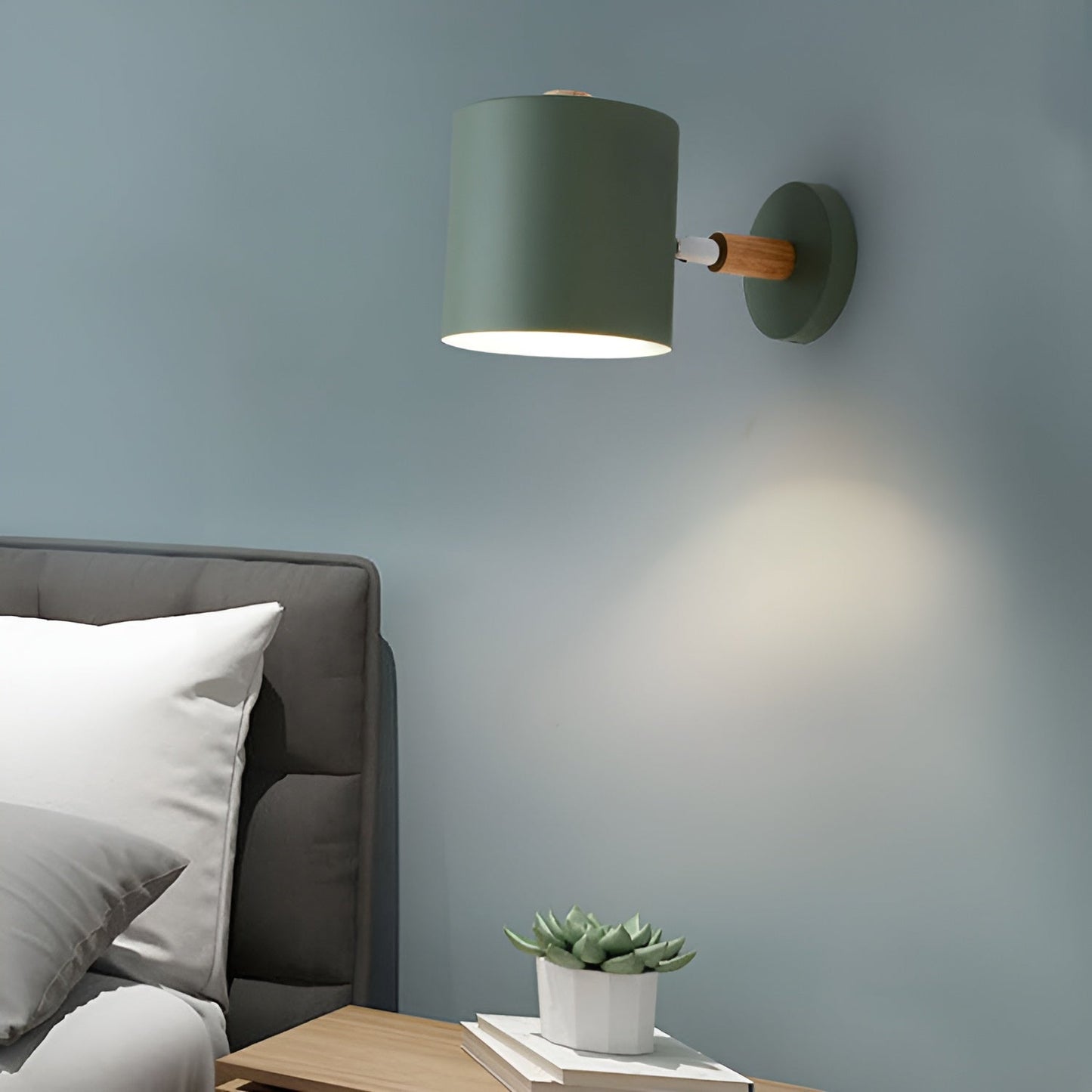 NordicGlow – Adjustable Wall Lamp with Pastel Elegance