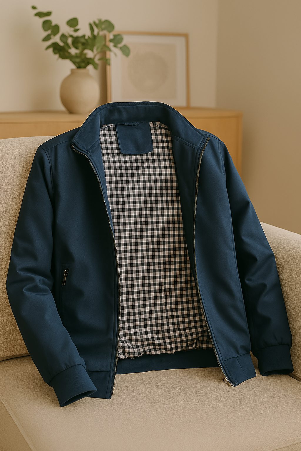 Slim Fit Men’s Bomber Jacket | Lightweight Streetwear Essential